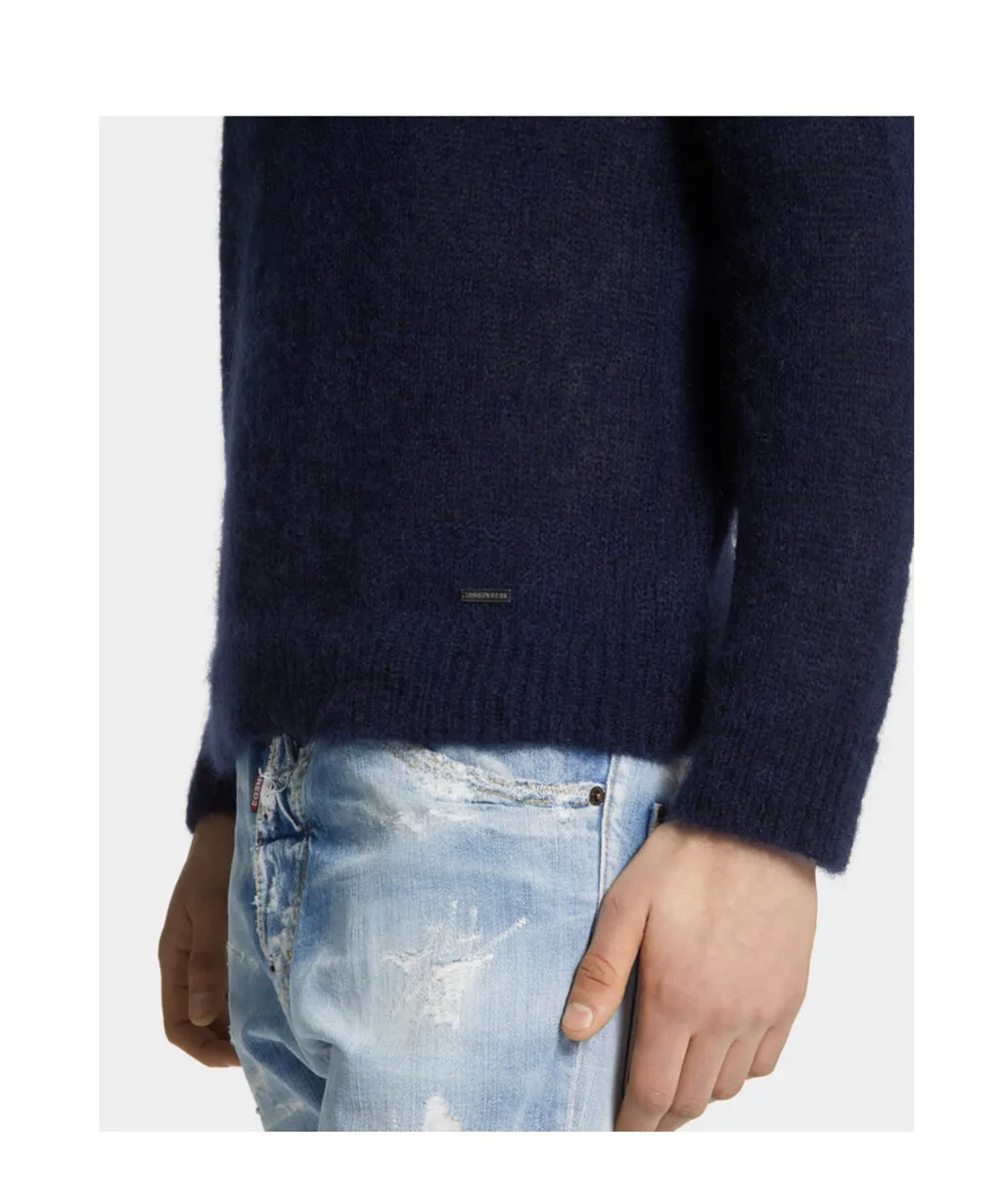 Dsquared2 Logo Plaque Knitted Jumper
