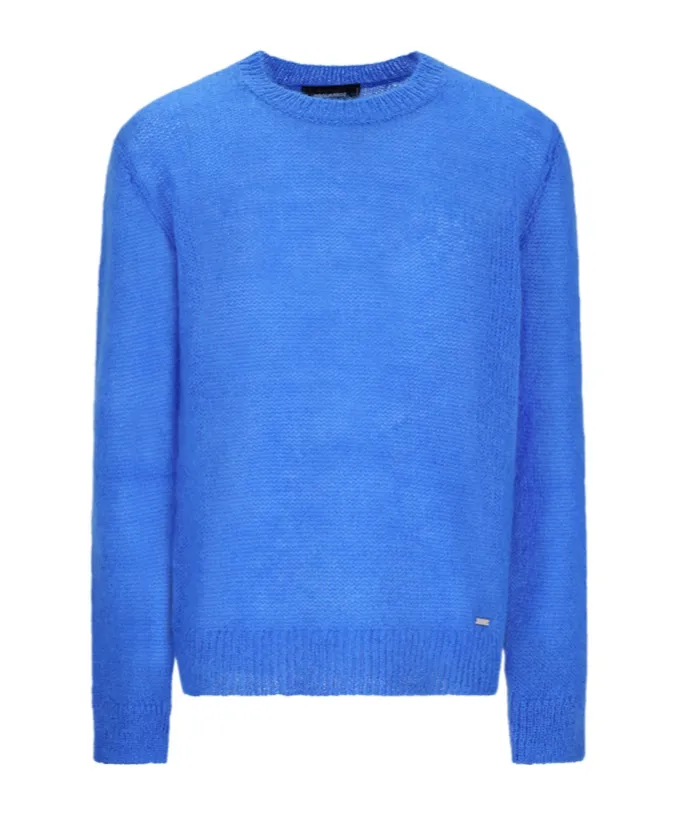 Dsquared2 Logo Plaque Knitted Jumper