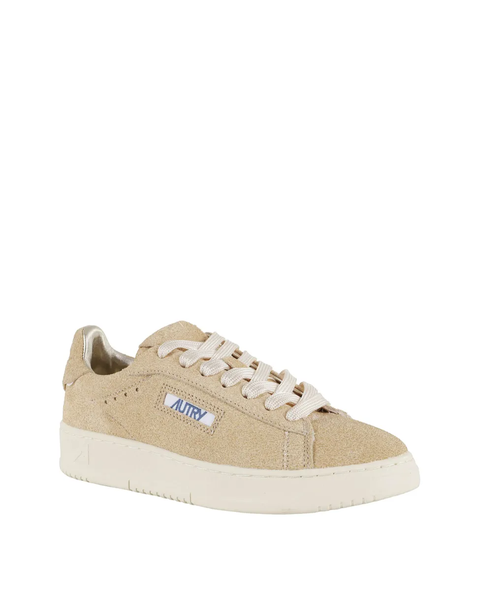 Round-Toe Low-Top Sneakers