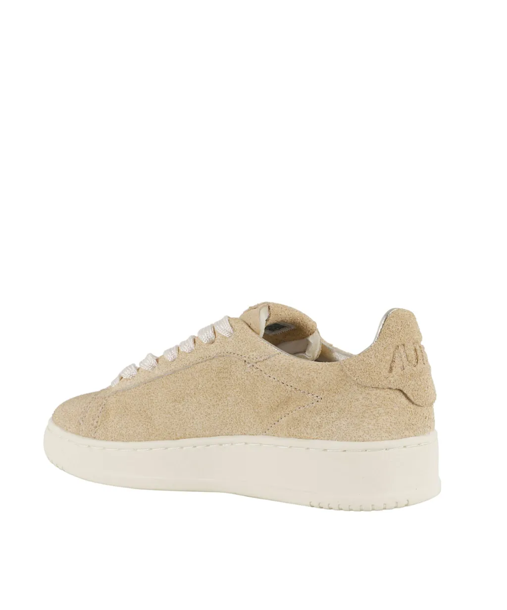 Round-Toe Low-Top Sneakers