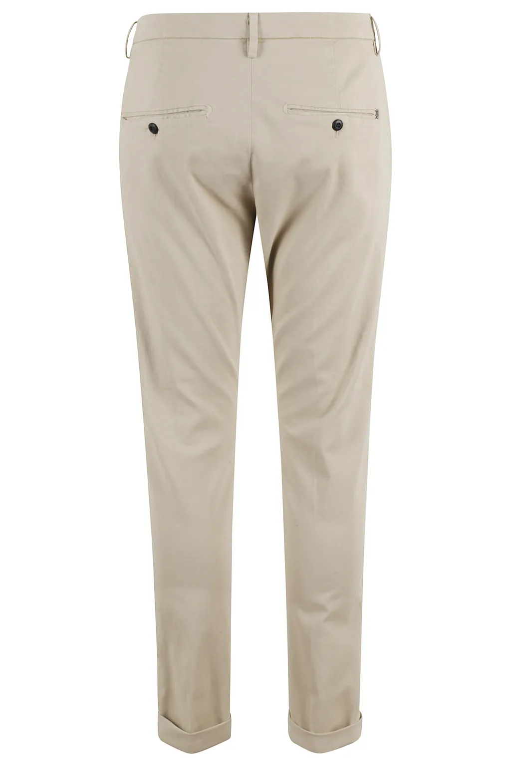 Belt-Lined Casual Pants
