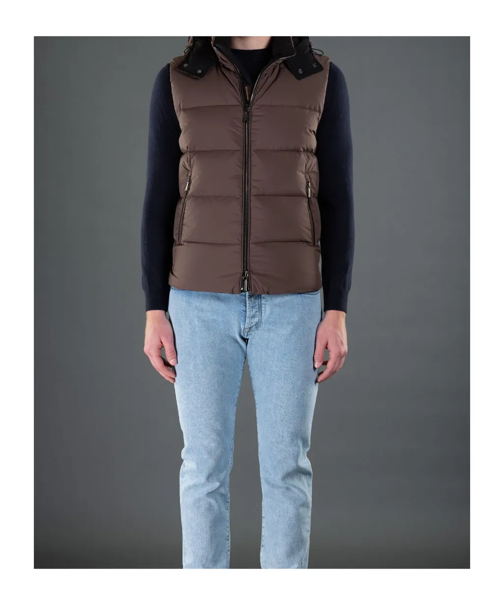 High-Neck Padded Gilet