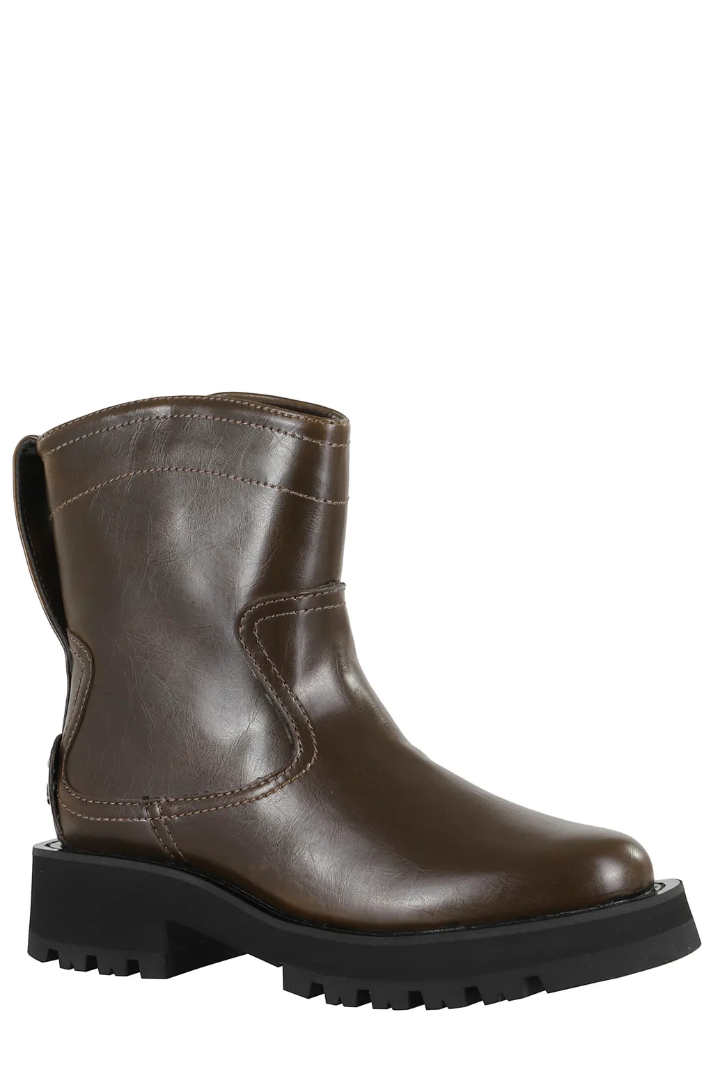 Studded Low-Top Boots