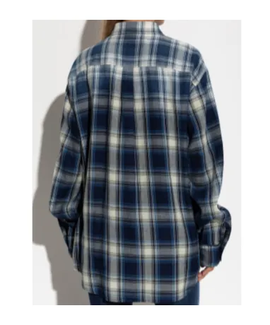 Checked-Pattern Shirt