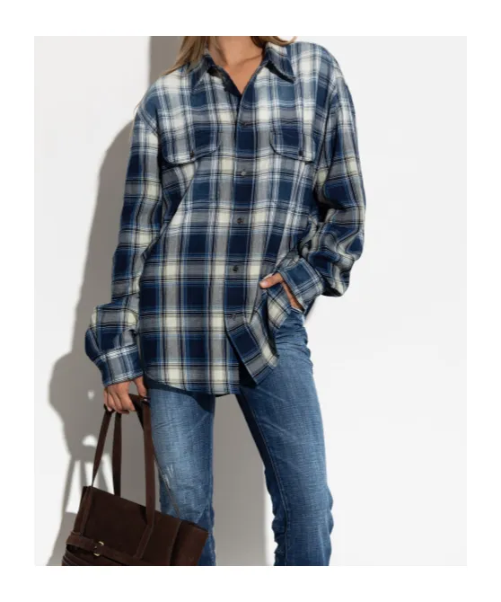 Checked-Pattern Shirt