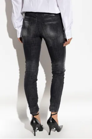 Faded Distressed Jeans