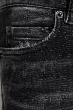 Faded Distressed Jeans