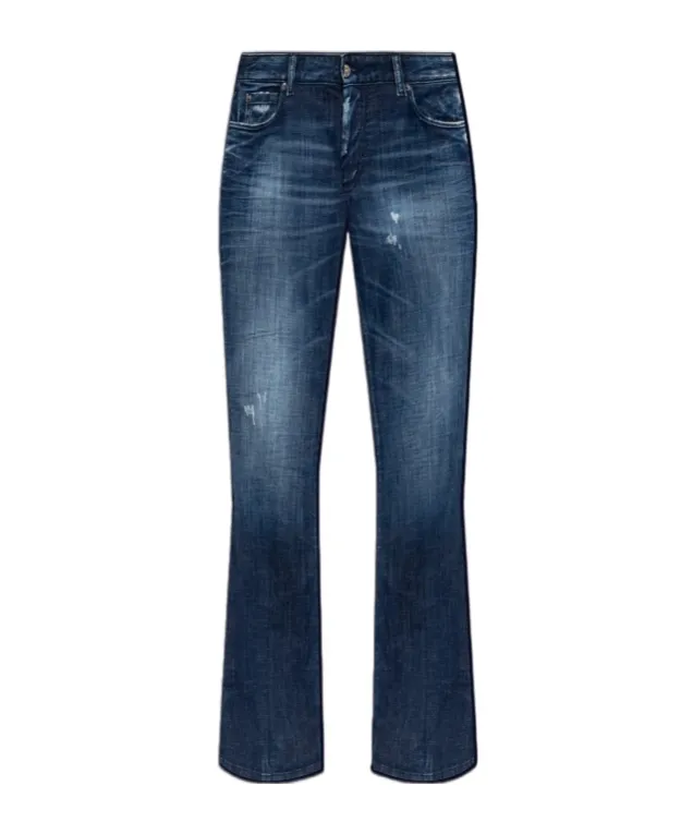 Distressed Flared Jeans