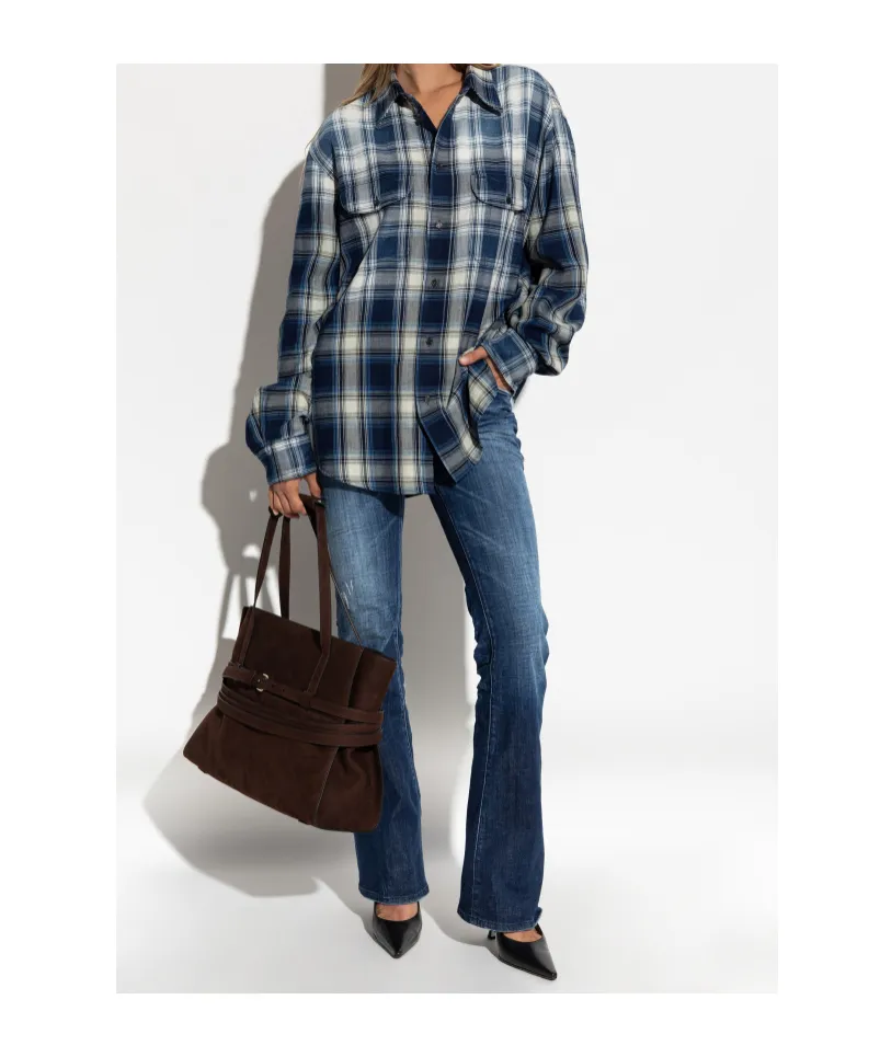 Distressed Flared Jeans