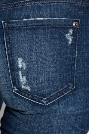 Distressed Flared Jeans