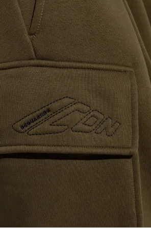 Pleated-Front Cargo Trousers