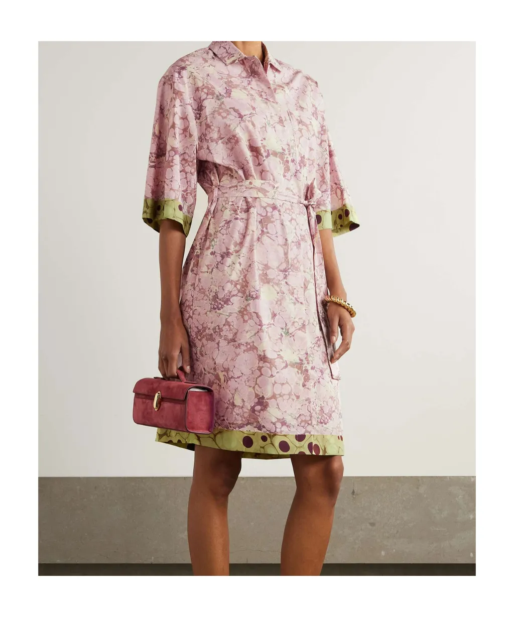 Floral-Print Shirtdress