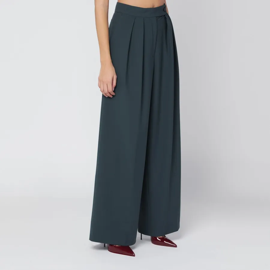 Dries Van Noten Pleat Wide-Leg Pants