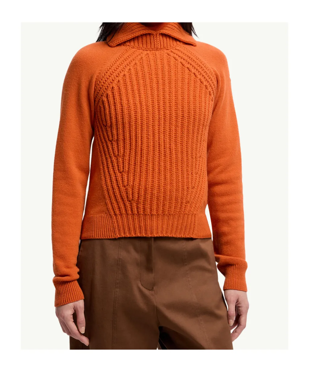Wool & Cashmere High Collar Sweater