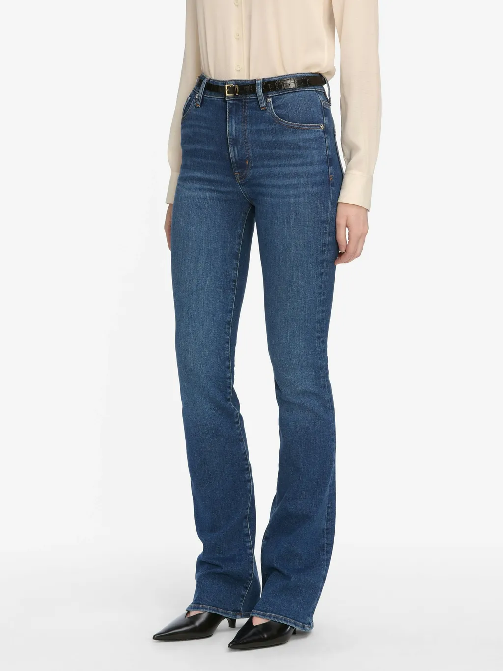 High-Rise Flared Jeans