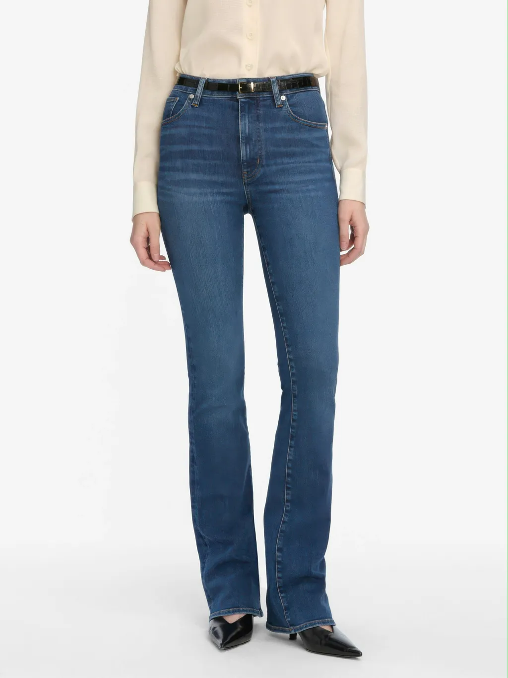 High-Rise Flared Jeans