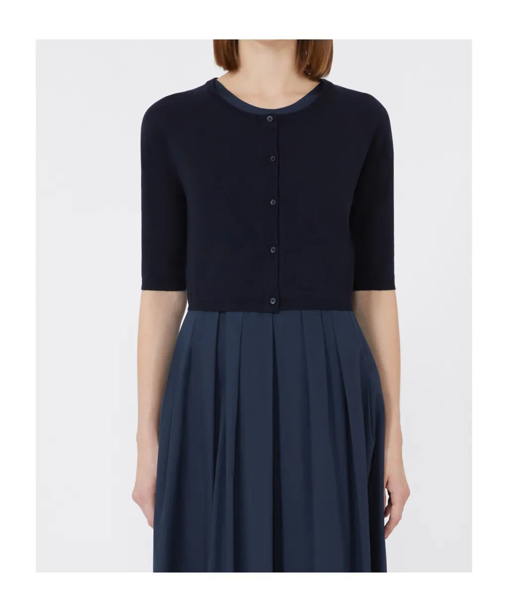 Short Wool Cardigan