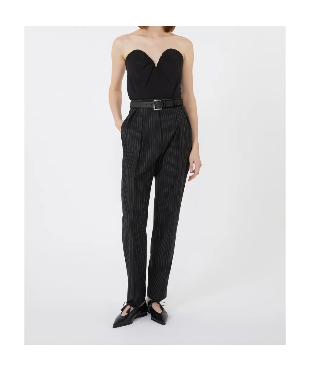 Silk Crepe De Chine Corset Top