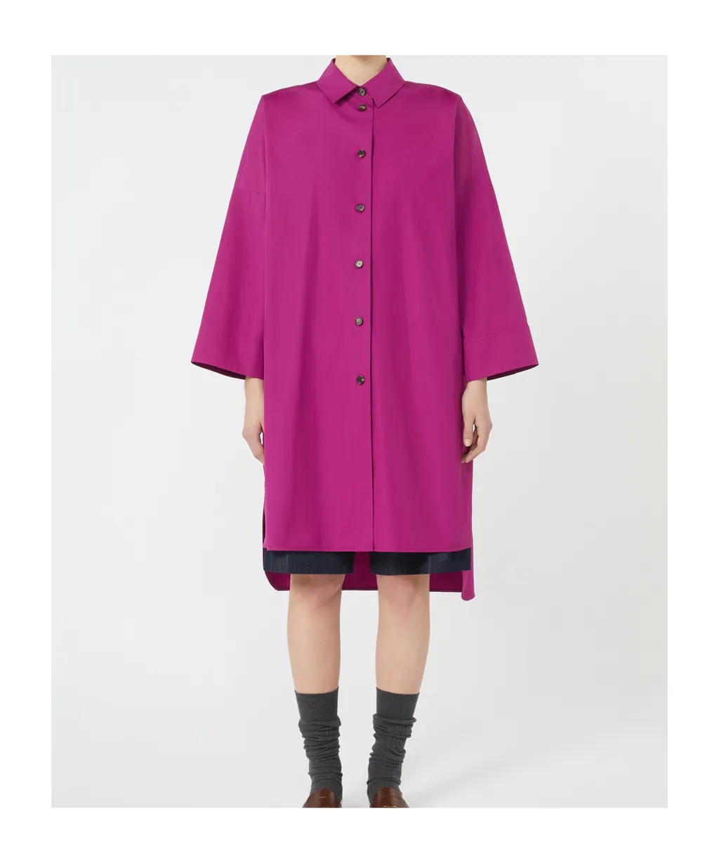 Cotton Poplin Shirt Dress