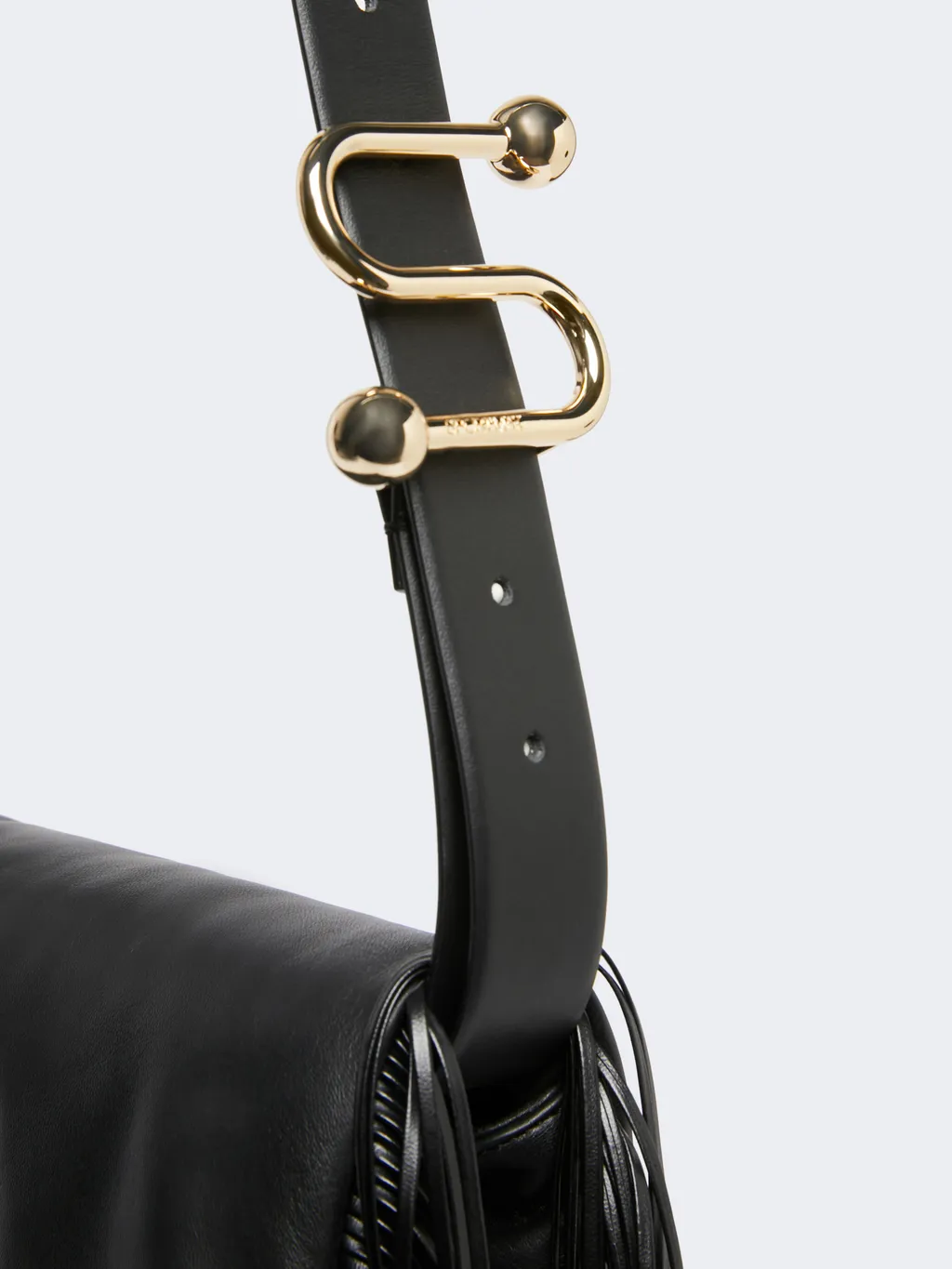 Mini Soffy Bag In Nappa With Fringes