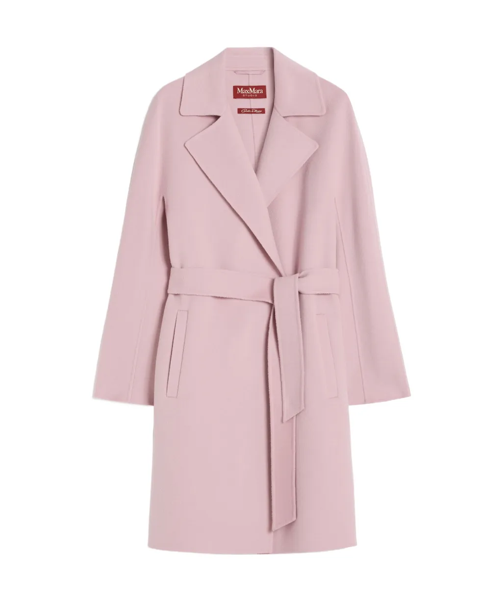 Wool, Silk And Cashmere Robe Coat