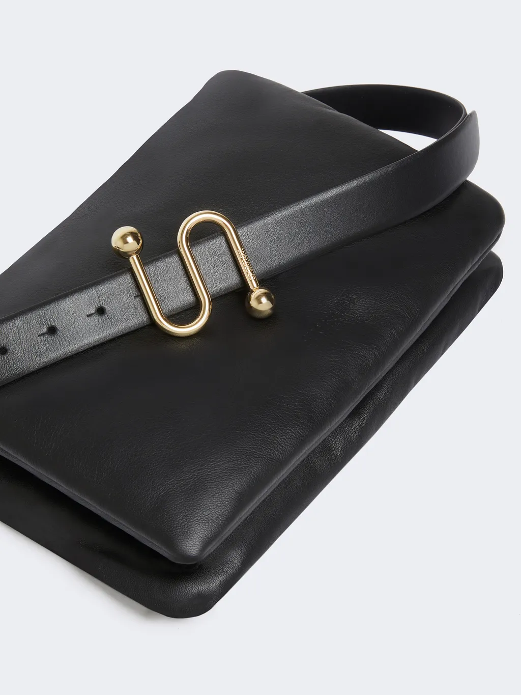 Padded Nappa-Leather Envelope Bag