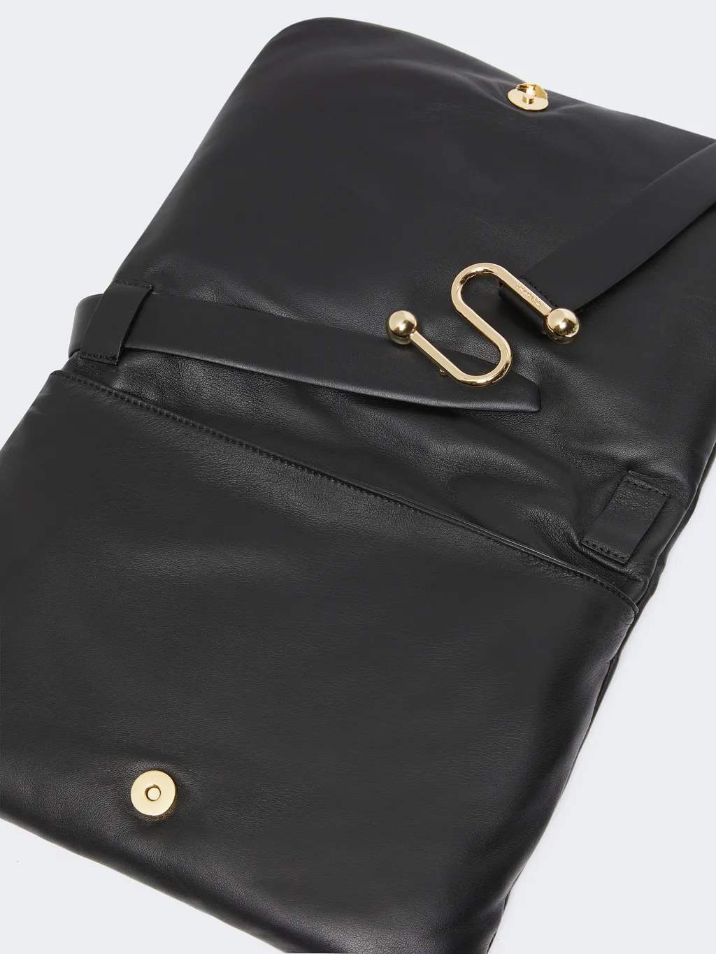 Padded Nappa-Leather Envelope Bag