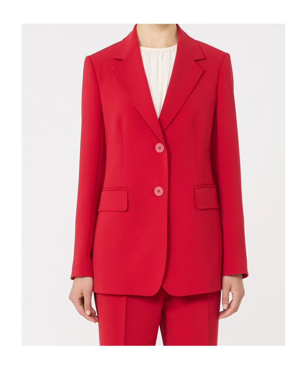 Single-Breasted Cady Blazer
