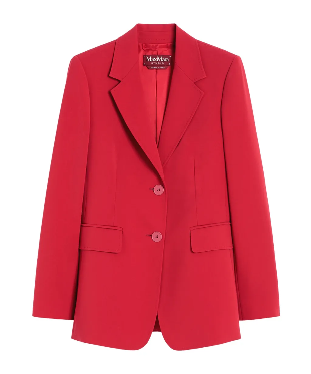Single-Breasted Cady Blazer