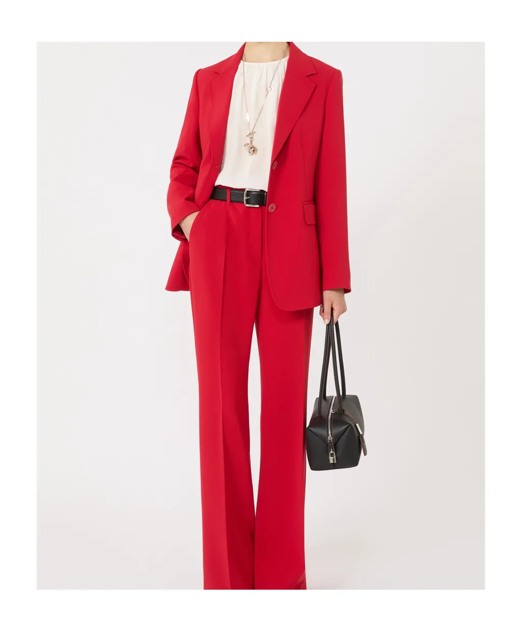 Single-Breasted Cady Blazer