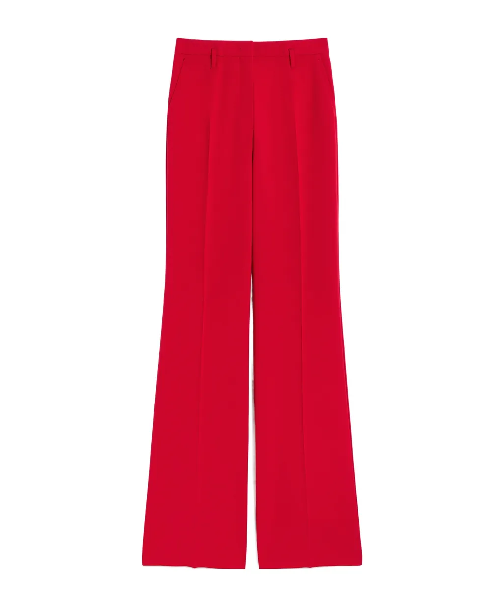 Flared Cady Trousers