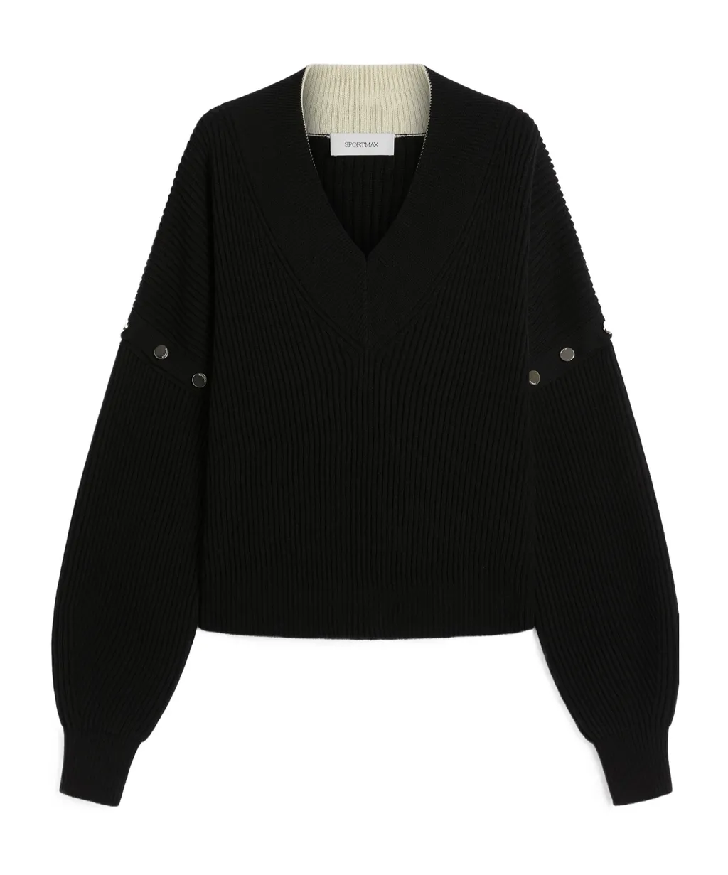 Oversized Jumper With Detachable Sleeves