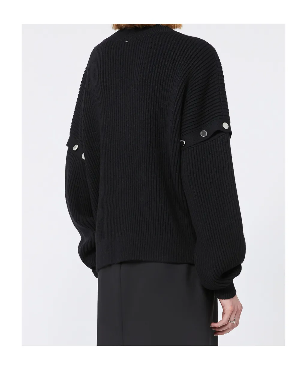 Oversized Jumper With Detachable Sleeves