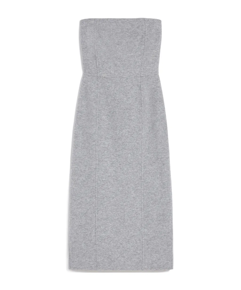 Wool And Cashmere Bustier Dress