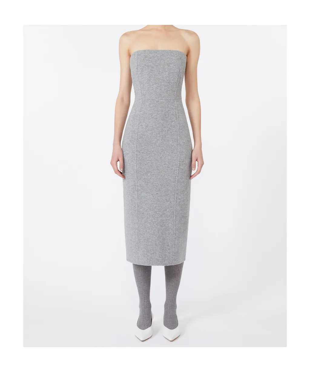 Wool And Cashmere Bustier Dress