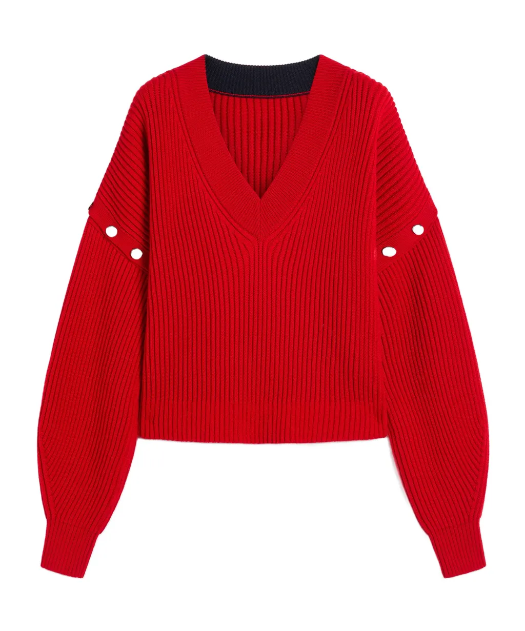 Sportmax Tay V-Neck Jumper