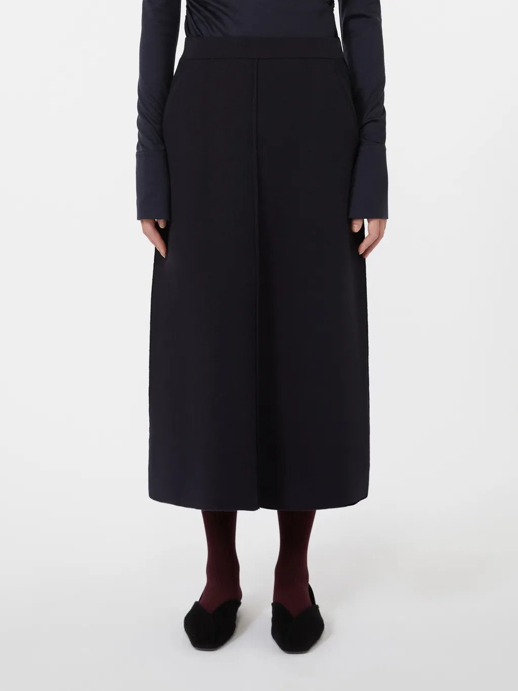 Viscose And Wool Yarn Skirt