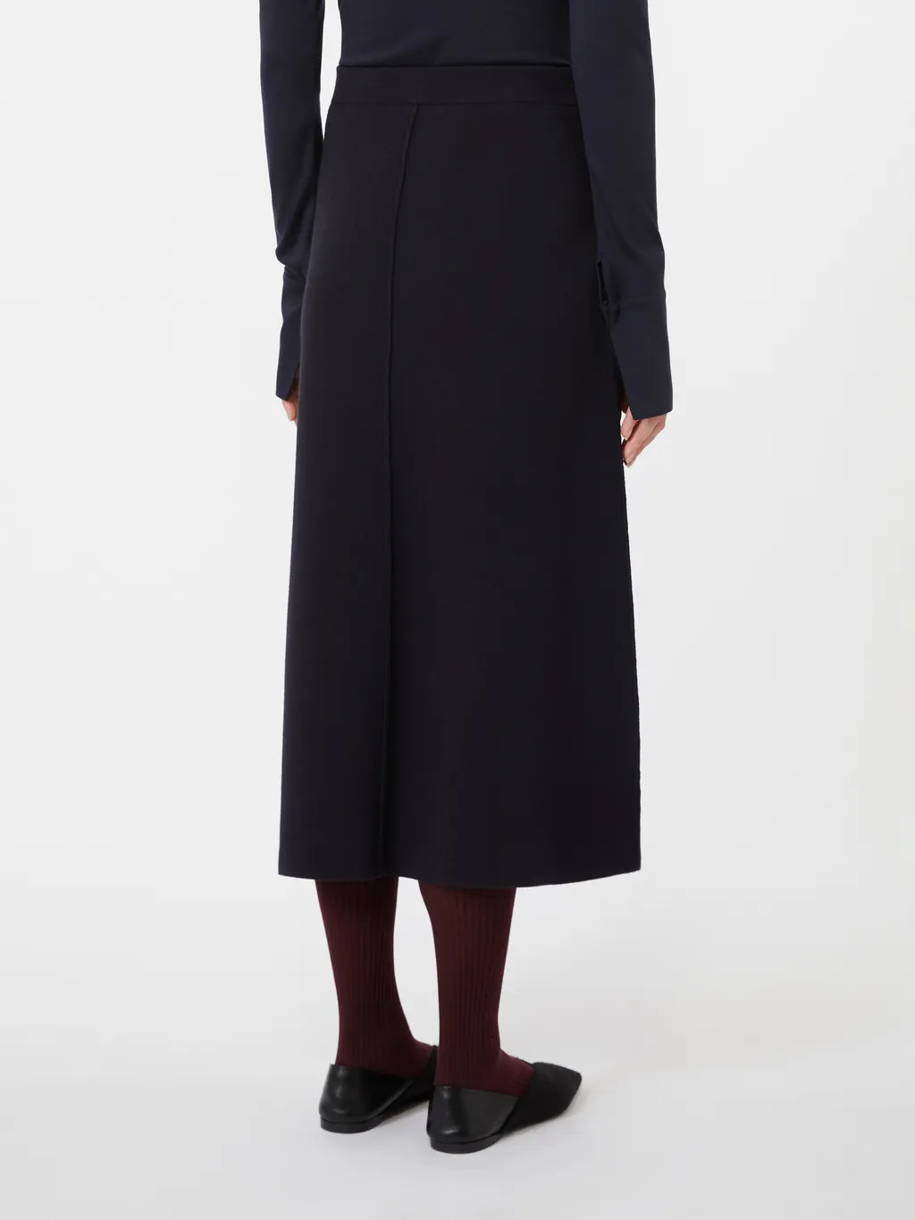 Viscose And Wool Yarn Skirt