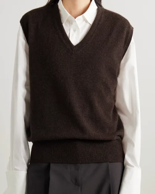 V-Neck Sleeveless Pullover
