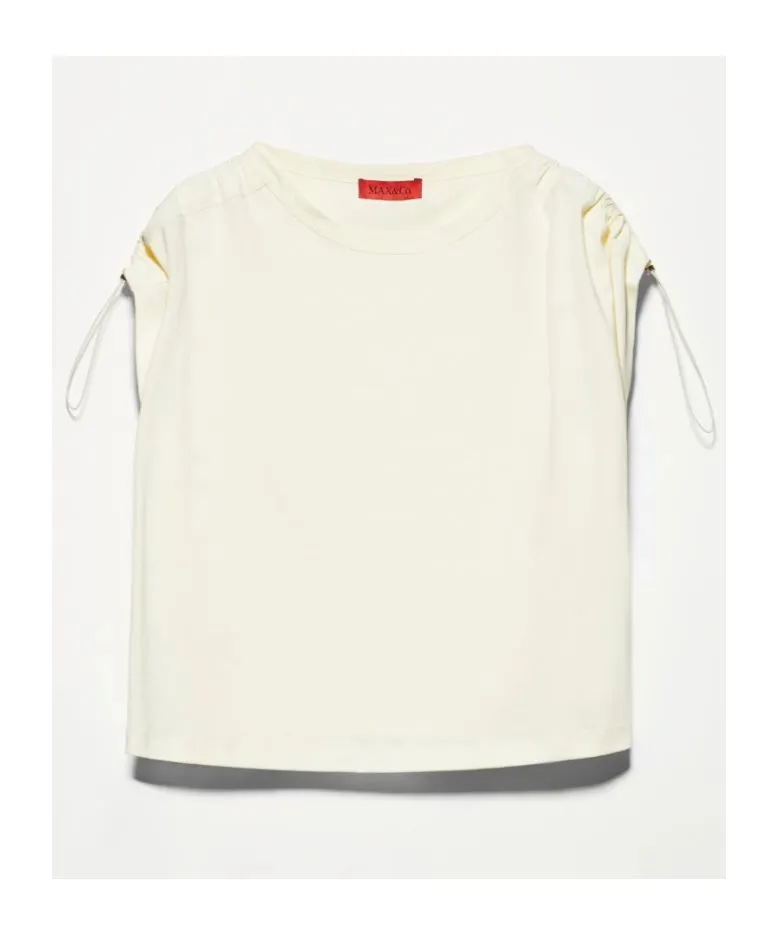 Drawstring Cotton T-Shirt