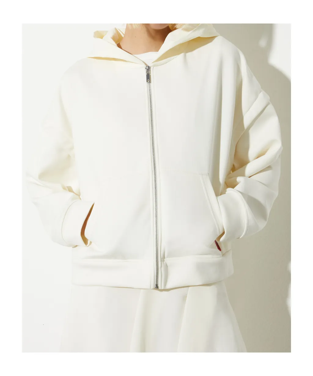 Jersey And Nylon Bomber Jacket