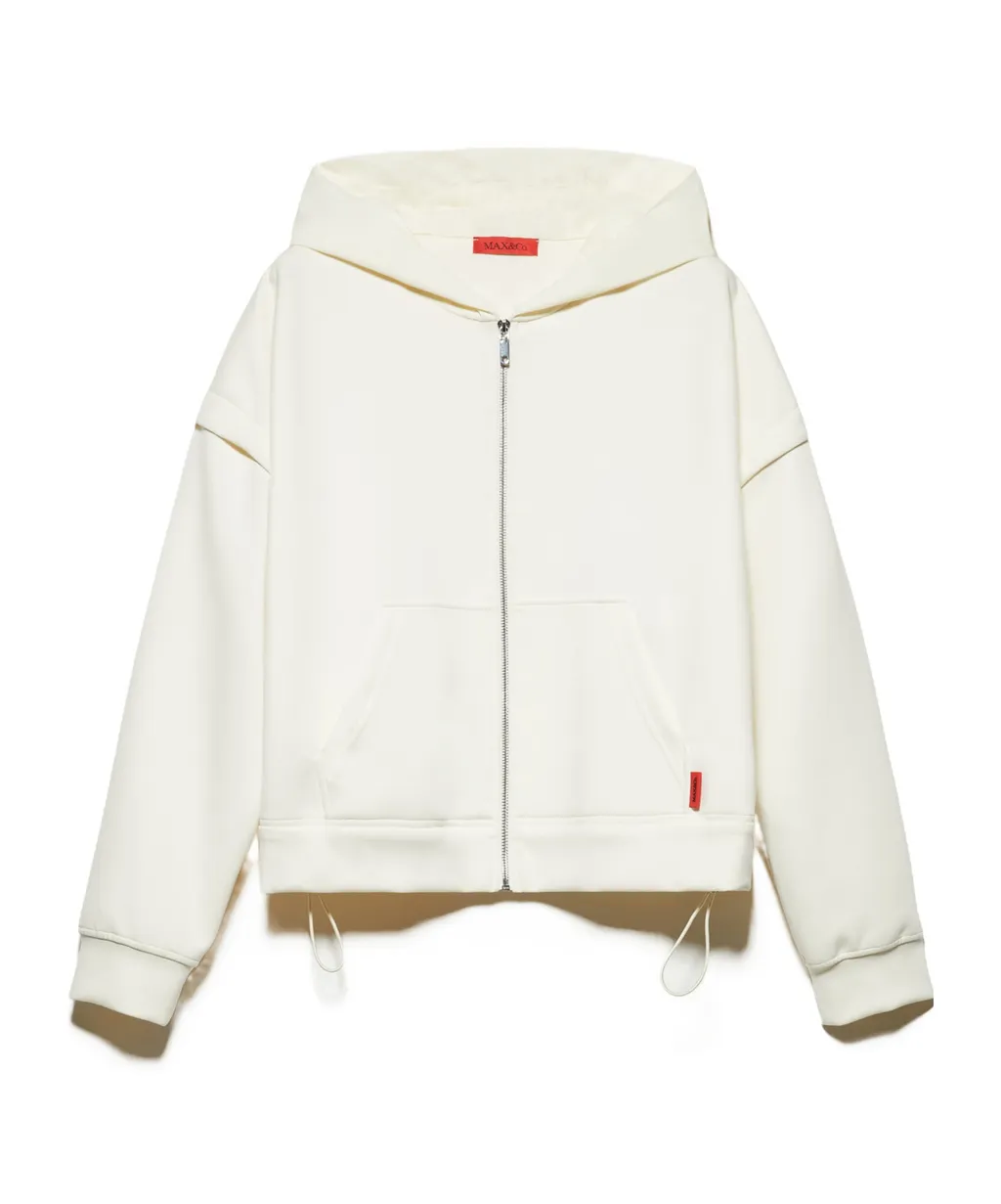 Jersey And Nylon Bomber Jacket