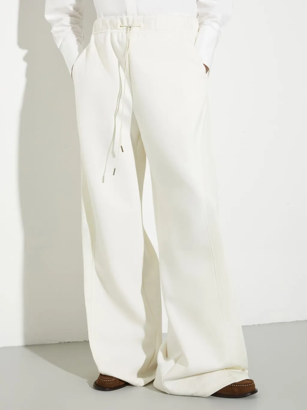 Cotton-Blend And Nylon Joggers