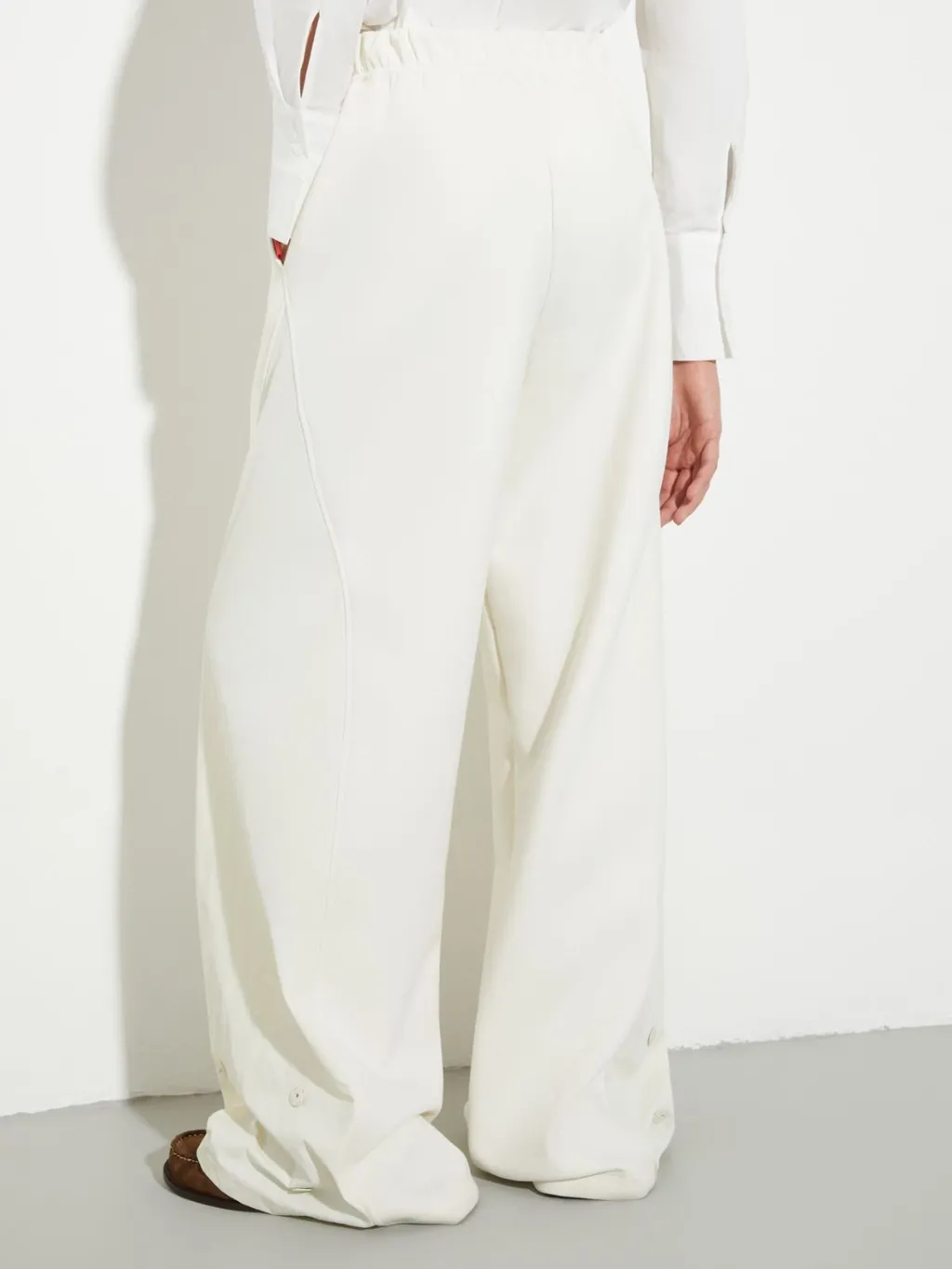 Cotton-Blend And Nylon Joggers