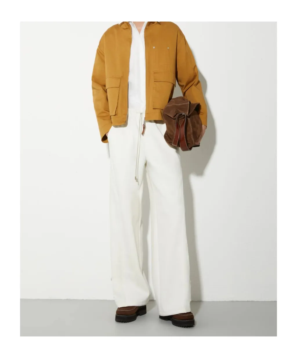 Cotton-Blend And Nylon Joggers