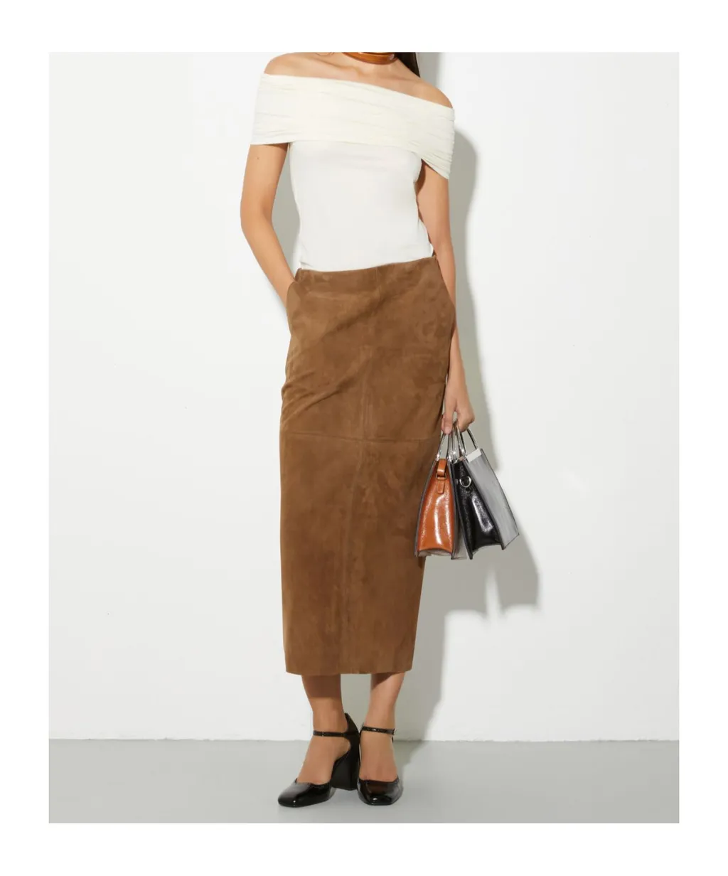 Off-The-Shoulder Jersey Top