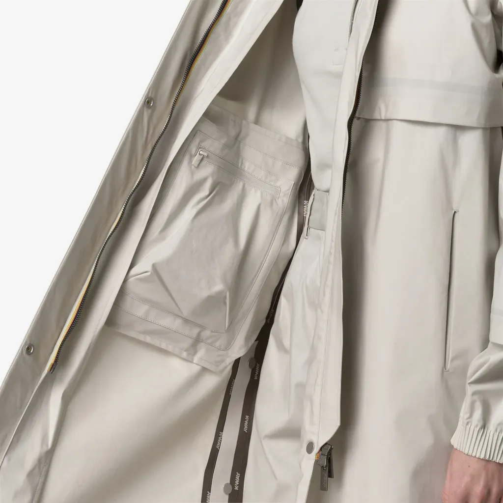 Long Sleeve Snap Button Trench Coat