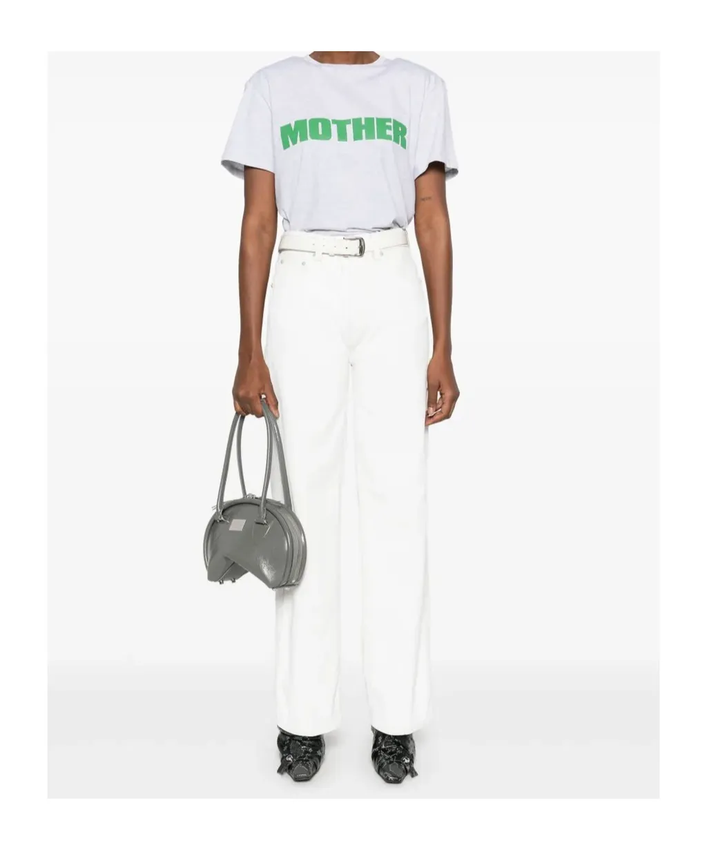 Denim Trousers With Belt Loops