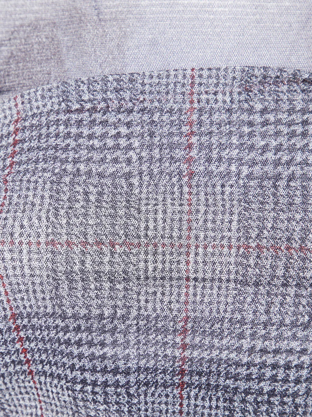 Mesh-Panelled Check Maxi Dress