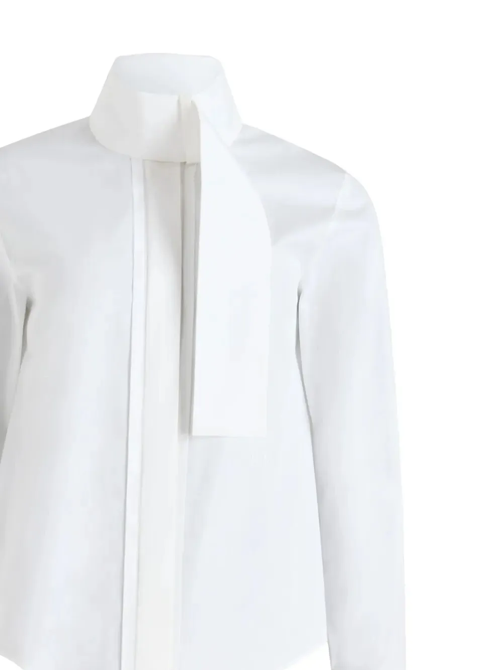 Patou Tied Neck Long-Sleeve Shirt